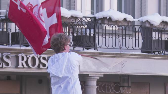 Nachwuchs am Priis-Chlepfä in Schwyz trotzt der Kälte