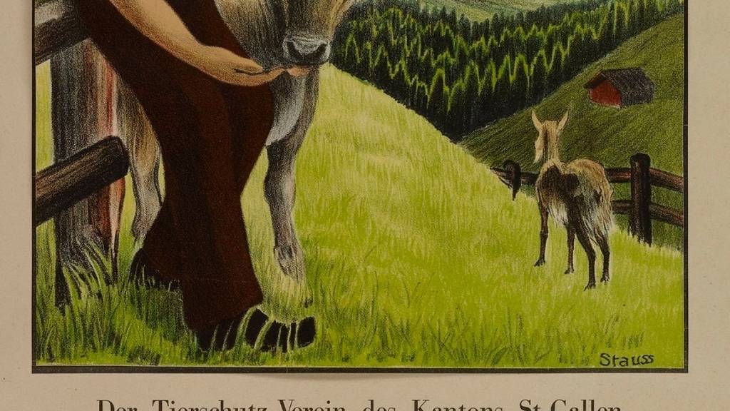 Die Urkunde des Tierschutzvereins  ist aus dem Jahr 1941. (Bild: Staatsarchiv St.Gallen)
