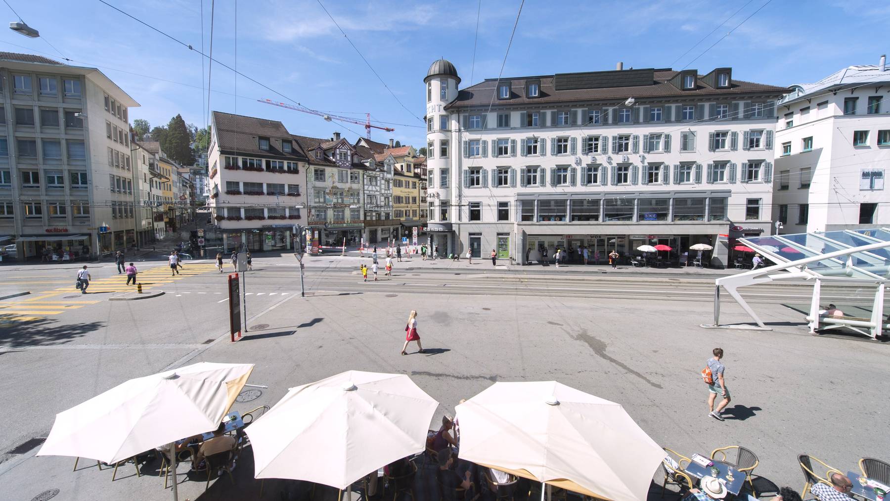 Die Zukunft des Marktplatzes in St.Gallen ist noch offen.