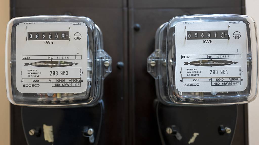 Stromzähler 2022 in einer Genfer Wohnung. (Archivbild)