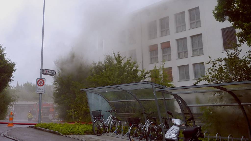 Brand im Spital