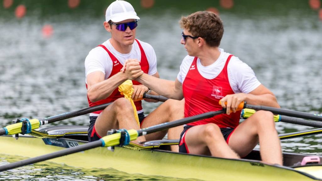Kai Schätzle (links) und Raphaël Ahumada freuen sich über den Einzug in den A-Final