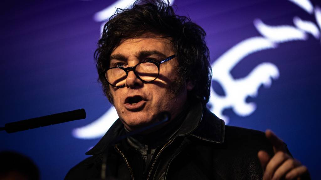 ARCHIV - Argentiniens Präsident Javier Milei. Foto: Daniella Fernandez Realin/ZUMA Press Wire/dpa