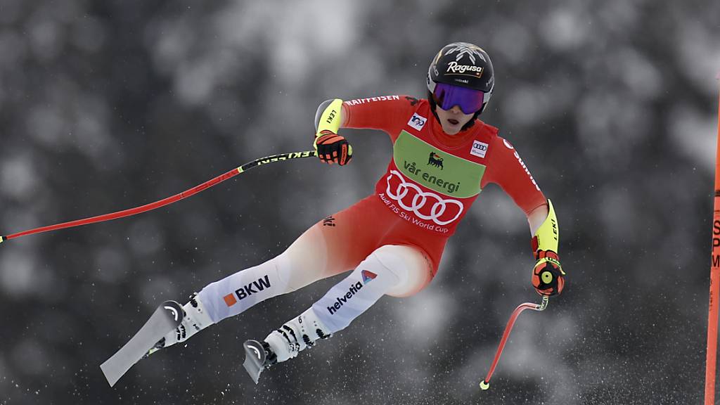 Lara Gut-Behrami unterwegs zum 15. Podestplatz im 24. Rennen