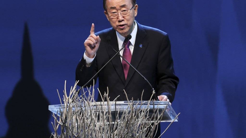 UNO-Generalsekretär Ban Ki Moon in Istanbul: Beim ersten Weltnothilfegipfel wollen die Vereinten Nationen die Versorgung bedürftiger Menschen in Krisengebieten verbessern.