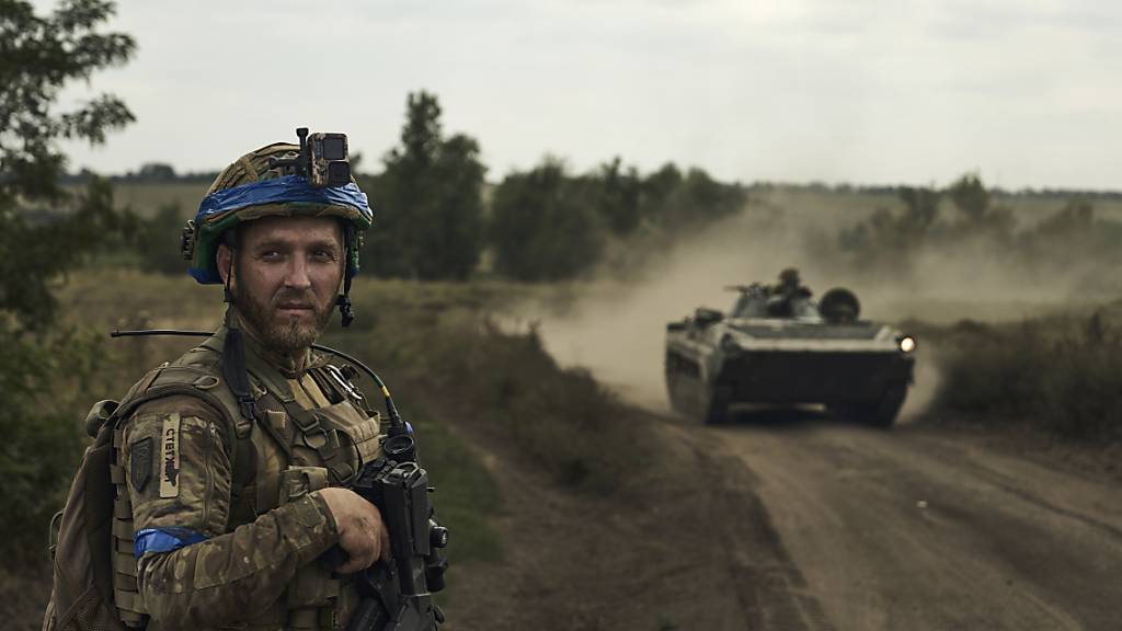 Die Region um Bachmut ist Schauplatz heftiger Kämpfe mit den russischen Streitkräften. Foto: LIBKOS/AP/dpa