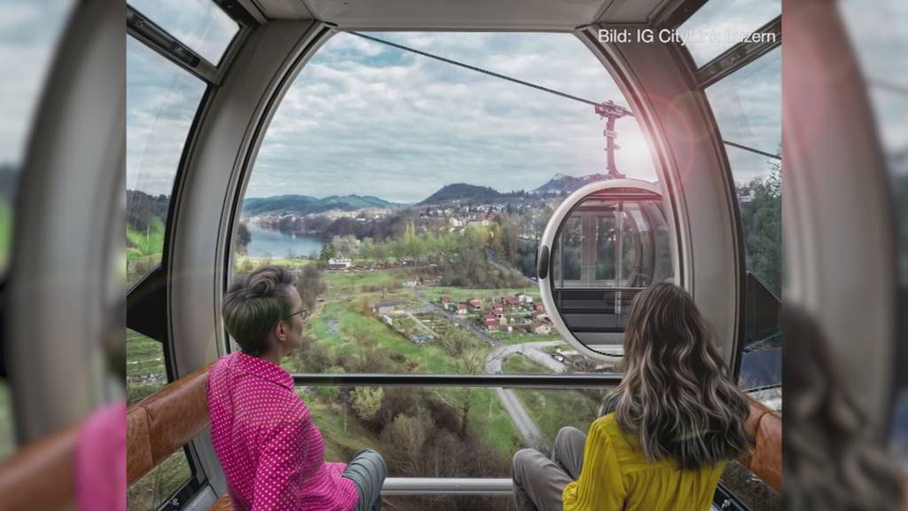 Seilbahn in der Stadt Luzern laut Studie machbar