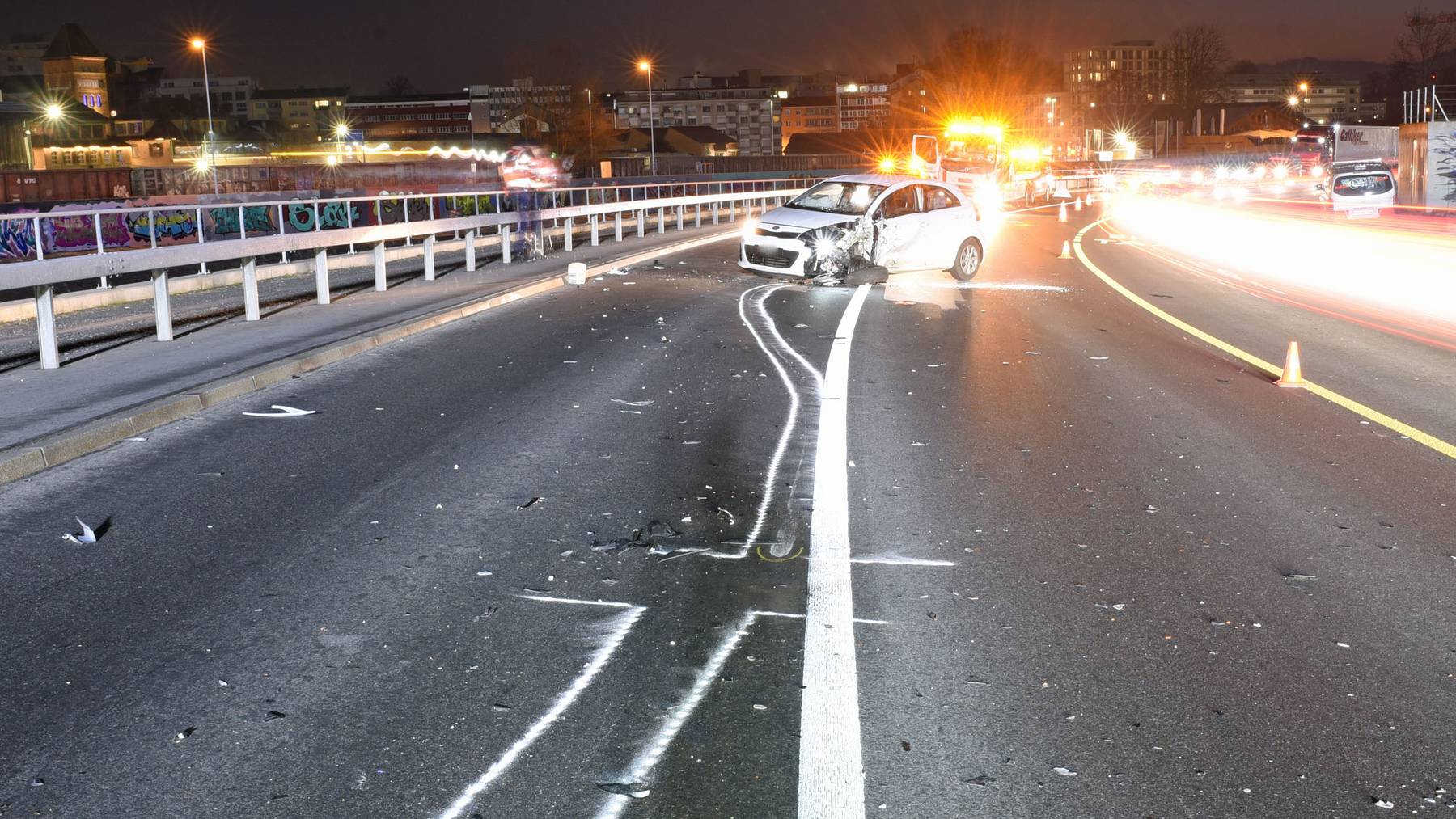 Unfall Reussbühl Strasse