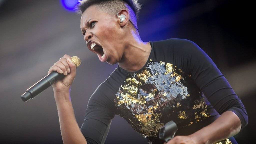 Frontfrau Skin gehört mit ihrer Band Skunk Anansie zu den Headlinern des diesjährigen Festi'neuch, abseits der grossen Bühnen gibt es aber erstmals auch Strassenkunst zu sehen. (Archivbild)