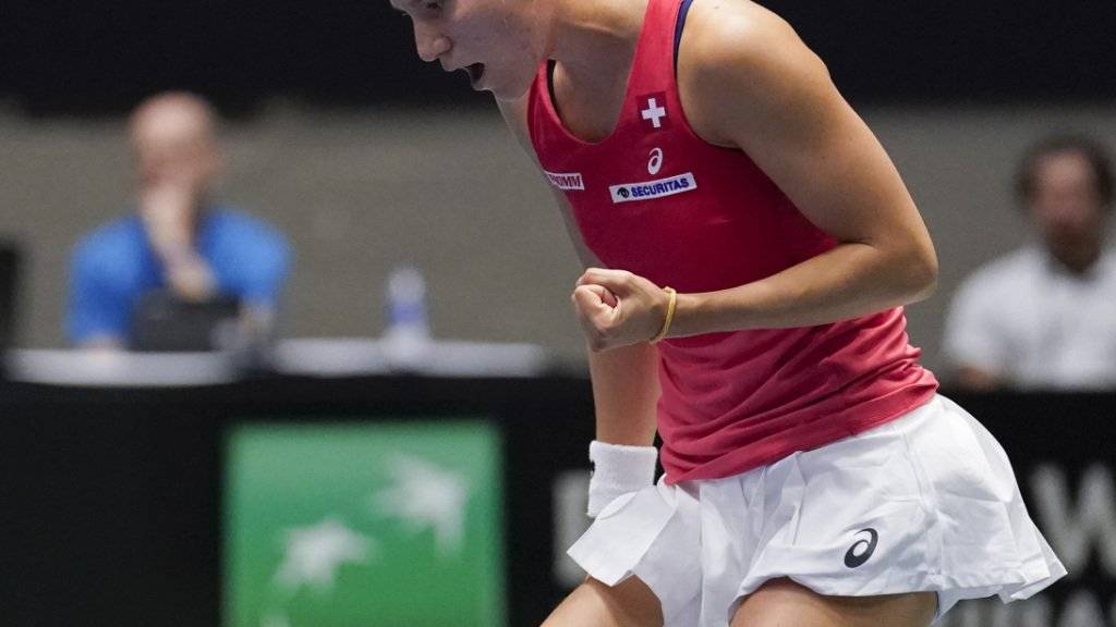 Viktorija Golubic kämpft sich in Wimbledon in die 2. Runde (Archivbild)