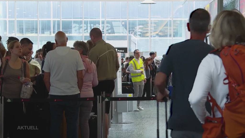 Weniger Chaos zum Ferienstart am Flughafen Zürich