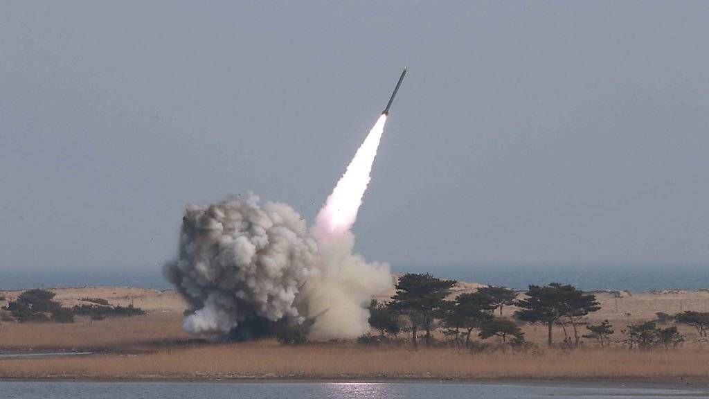 Raketentest zum Fünften: Nordkorea zündelt weiter. (Archivbild)