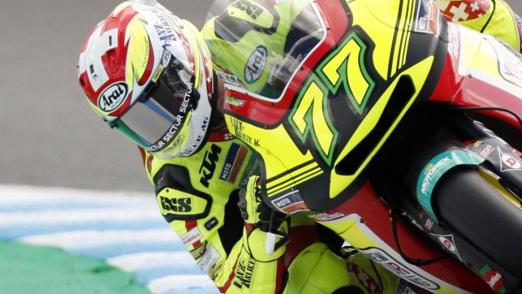 Dominique Aegerter gewann in Motegi als 14. immerhin zwei WM-Punkte