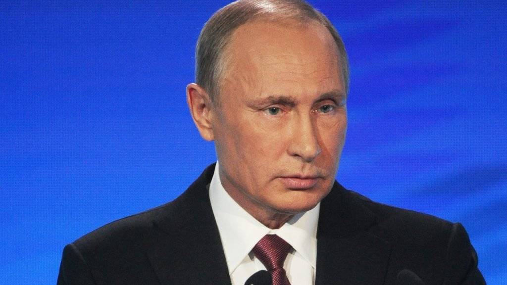 Der russische Präsident Wladimir Putin kündigt Statut des Haager Strafgerichtshofs. (Archiv)