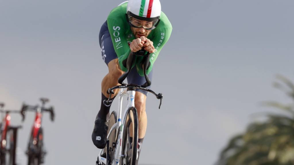 Filippo Ganna war im Vuelta-Zeitfahren in Valladolid nicht zu schlagen