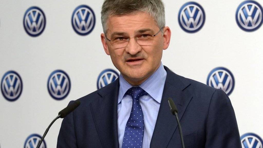 US-Chef von VW, Michael Horn, will im Namen des Autokonzerns «aufrichtige Entschuldigung anbieten». (Archiv)