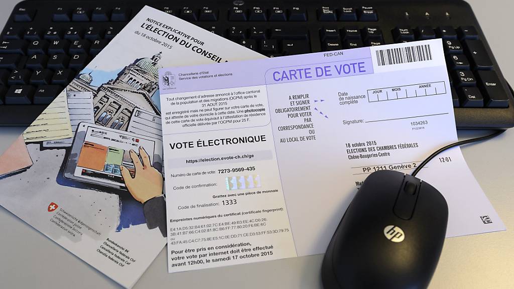 Wählen per Mausklick: Das soll in drei Kantonen für einen begrenzten Teil der Stimmberechtigten möglich sein. 