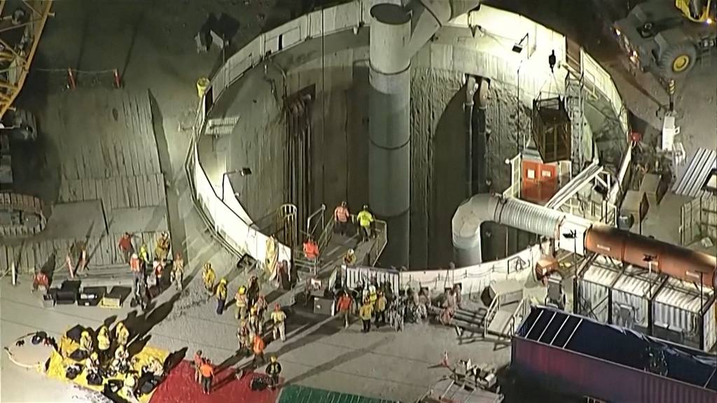 Rettungsaktion in Los Angeles: 31 Arbeiter aus eingestürztem Tunnel geborgen