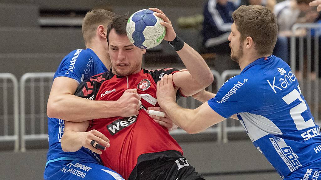 Die Handball-Meisterschaft in der Schweiz wird abgebrochen