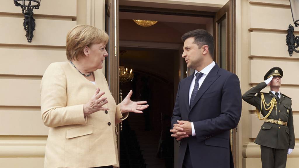 Merkel und Selenskyj warnen Russland: Nord Stream 2 keine «Waffe»