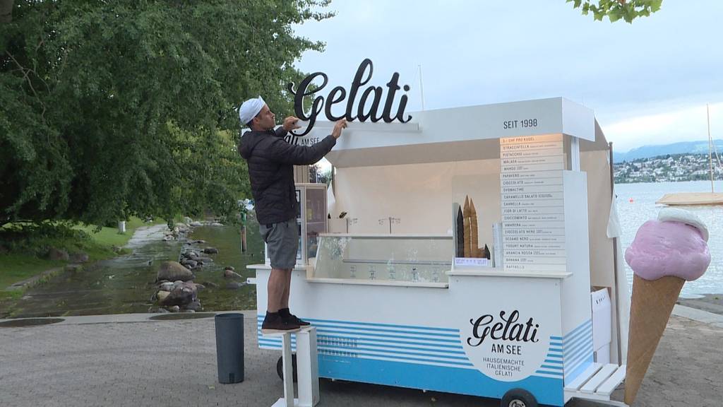 Glacé-Wägeli am See: Gewerbepolizei verbietet Schriftzug