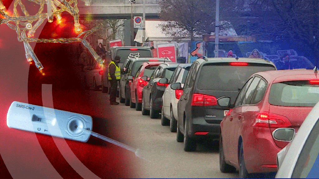 Riesenandrang auf Testcenter für Weihnachtsfest 