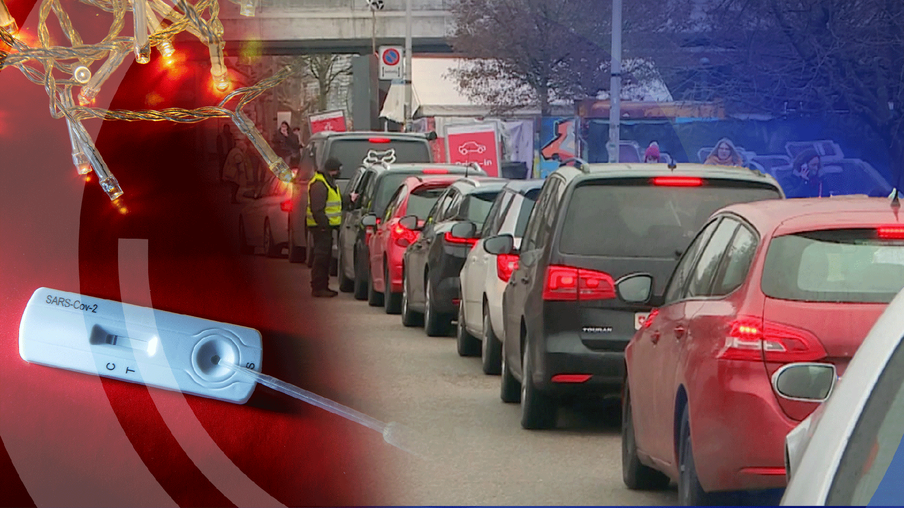 Riesenandrang auf Testcenter für Weihnachtsfest 