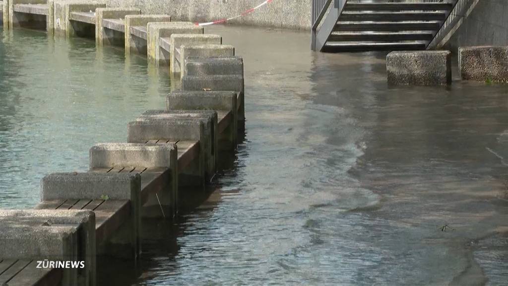 Hochwasser: Pegel sinken langsam – ausser am Zürichsee