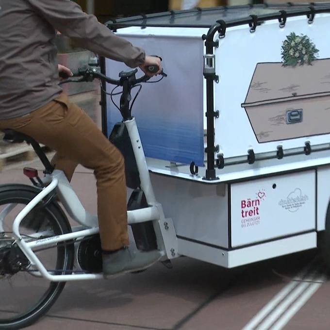 Für die «letzte Fahrt»: Das Bestattervelo