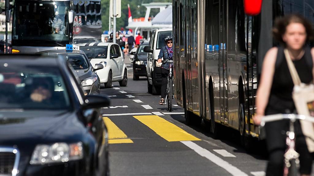 Die Stadt Luzern präsentiert ihre Mobilitätsstrategie für die Jahre 2024 bis 2028. (Symbolbild)