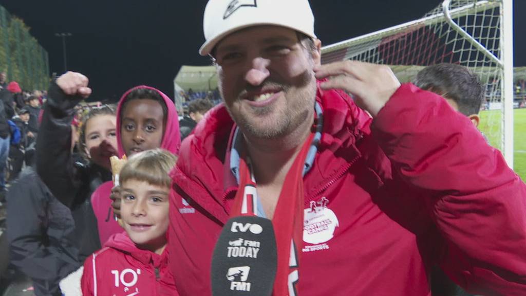 Volksfest nach dem Cup-Knüller in Rapperswil-Jona