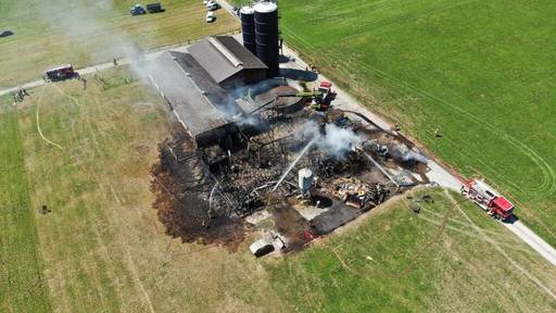 Feuerwehrmann verletzt sich bei Brand in Sax