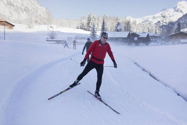 Cross-country skiing is considered harmless and is still allowed.