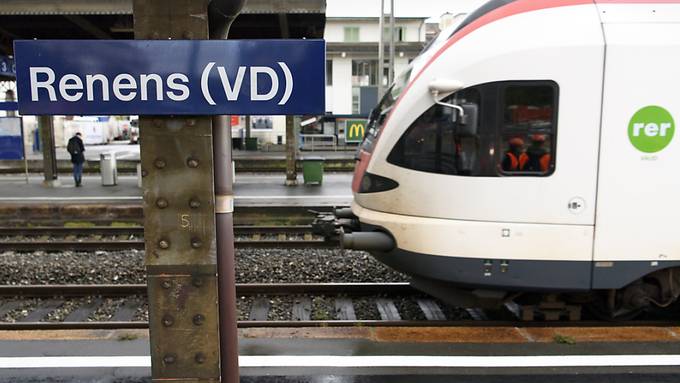 Bis zwei Stunden längere Fahrzeit: Bahnverkehr in Renens VD vollständig unterbrochen