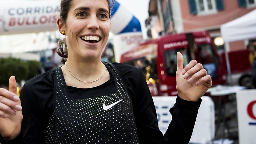 Fabienne Schlumpf freut sich über den Schweizer Rekord (Archivaufnahme)