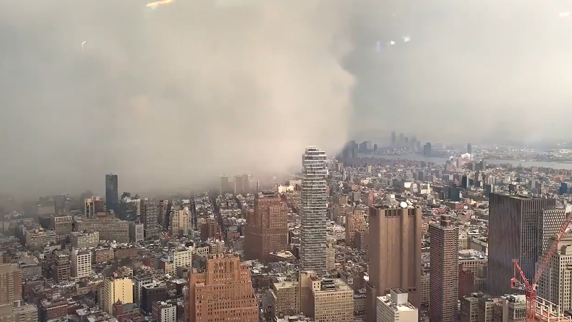 Wetterspektakel Hier Uberrollt Der Schnee New York City Vermischtes Panorama rgauer Zeitung