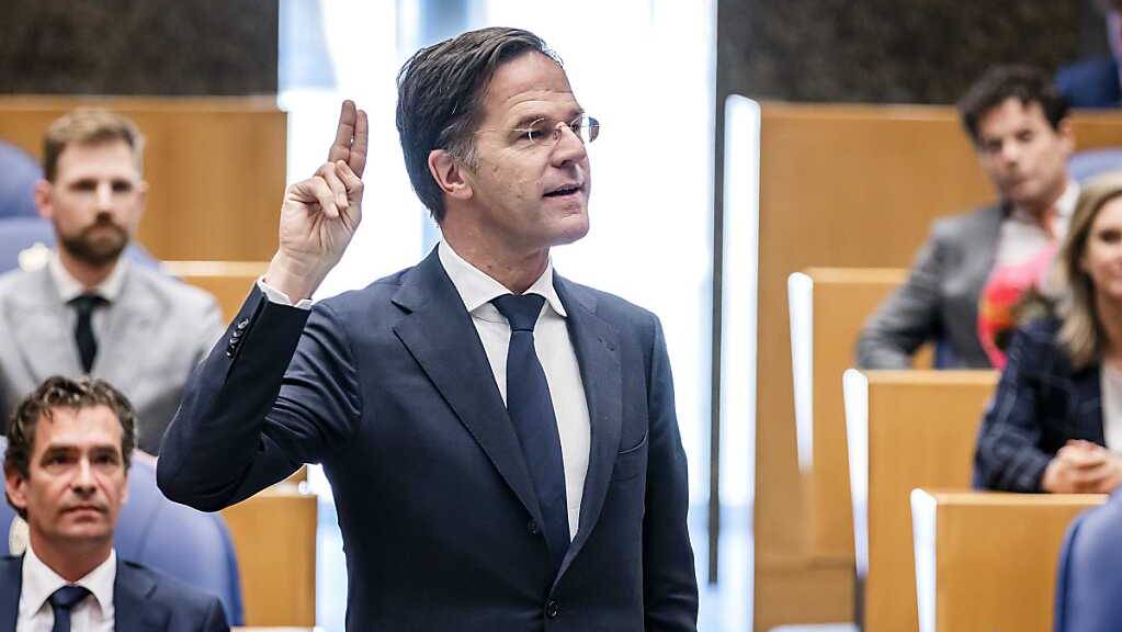 Mark Rutte, Ministerpräsident der Niederlande, bei der Amtseinführung als Mitglied des Repräsentantenhauses. Foto: Remko De Waal/ANP/dpa