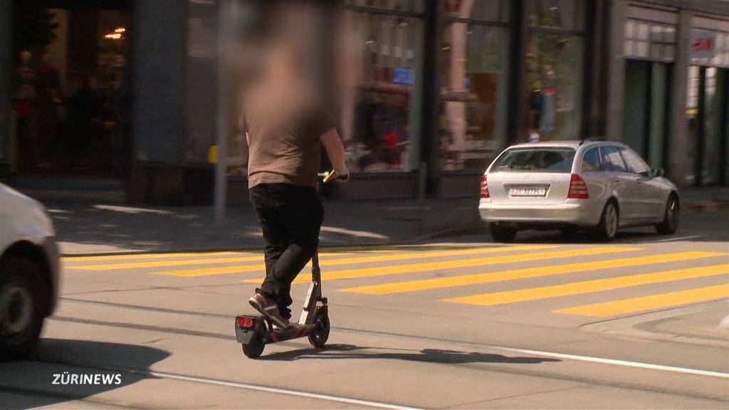 E-Trottinetts sorgen für Ärger auf dem Trottoir