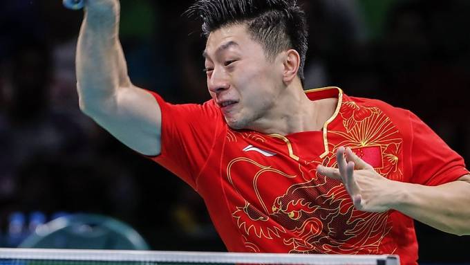 Chinas Tischtennisspieler spielen ihr Stärke aus