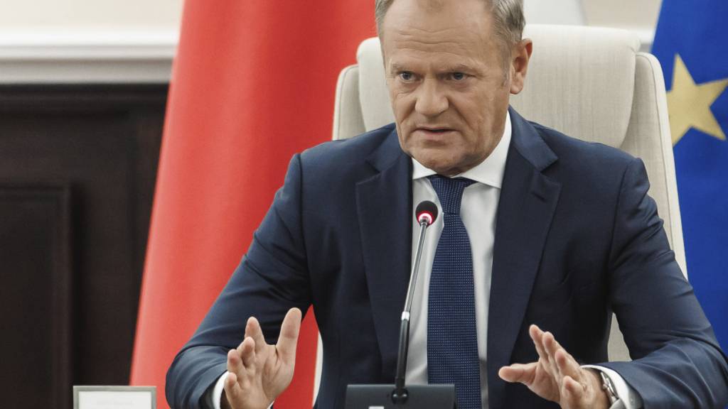 Der polnische Ministerpräsident Donald Tusk. Foto: Chancellery of the Prime Ministe/AP/dpa - ACHTUNG: Nur zur redaktionellen Verwendung und nur mit vollständiger Nennung des vorstehenden Credits