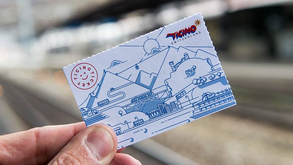Seit 1. Januar haben bereits 24'000 Besucher ein Ticino Ticket ausgehändigt bekommen - es bietet freie Fahrt mit dem Öffentlichen Verkehr im gesamten Kanton.