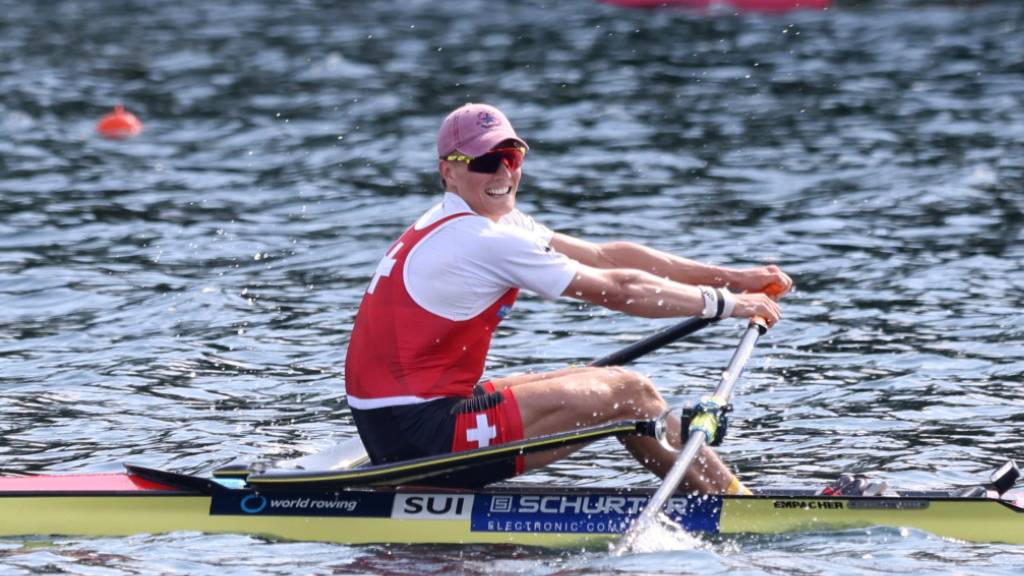 Andri Struzina, Weltmeister im Leichtgewichts-Skiff, gehört zu den Schweizer Teilnehmern in den A-Finals