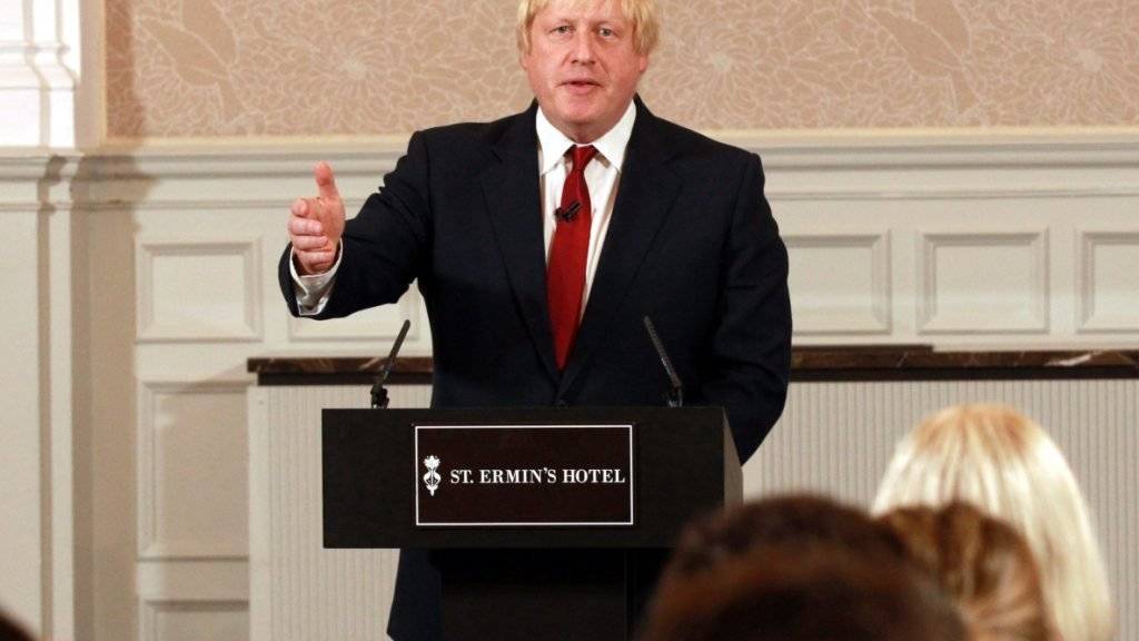 Als Bürgermeister von London hatte Boris Johnson Wasserwerfer beschafft. Weil die Fahrzeuge aber nicht eingesetzt werden dürfen, verkauft sein Nachfolger sie. (Archivbild)