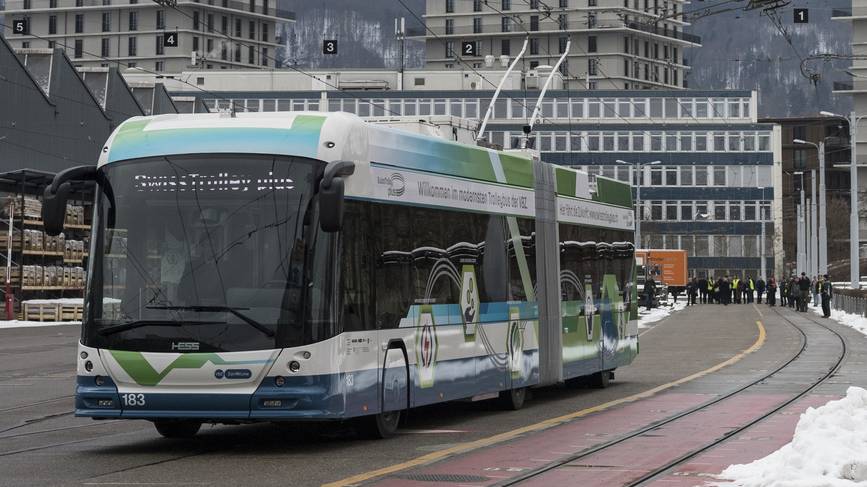 Batterietrolleybusse sollen Dieselbusse ersetzen