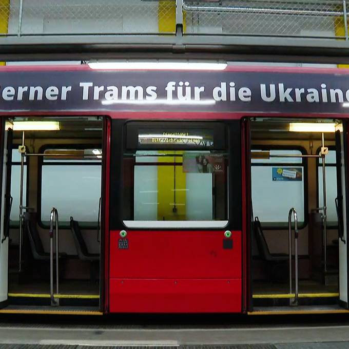 Schweiz schickt ausgemusterte Trams in die Ukraine