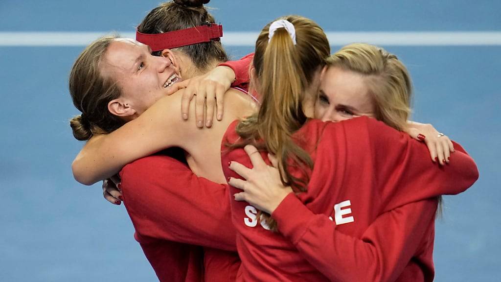 Will im April gegen Polen einen neuen Anlauf für ein Tennismärchen nehmen: das Schweizer Billie-Jean-King-Cup-Team, das 2022 den Titel holte