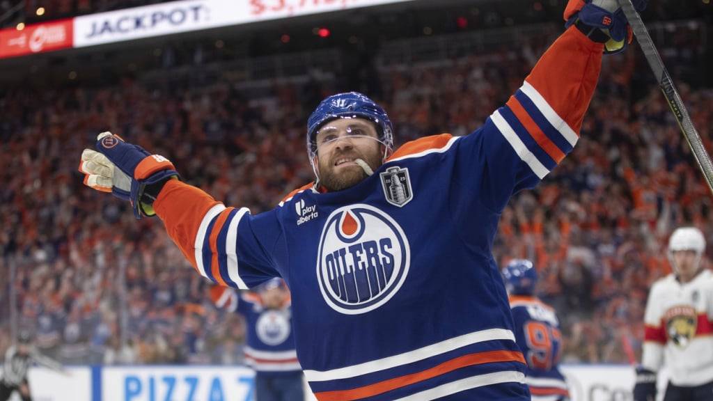 Doppeltorschütze Leon Draisaitl ist auf Seiten der Oilers die grosse Figur zum Auftakt des Finals