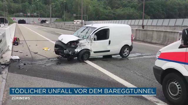 Tödlicher Unfall vor Bareggtunnel