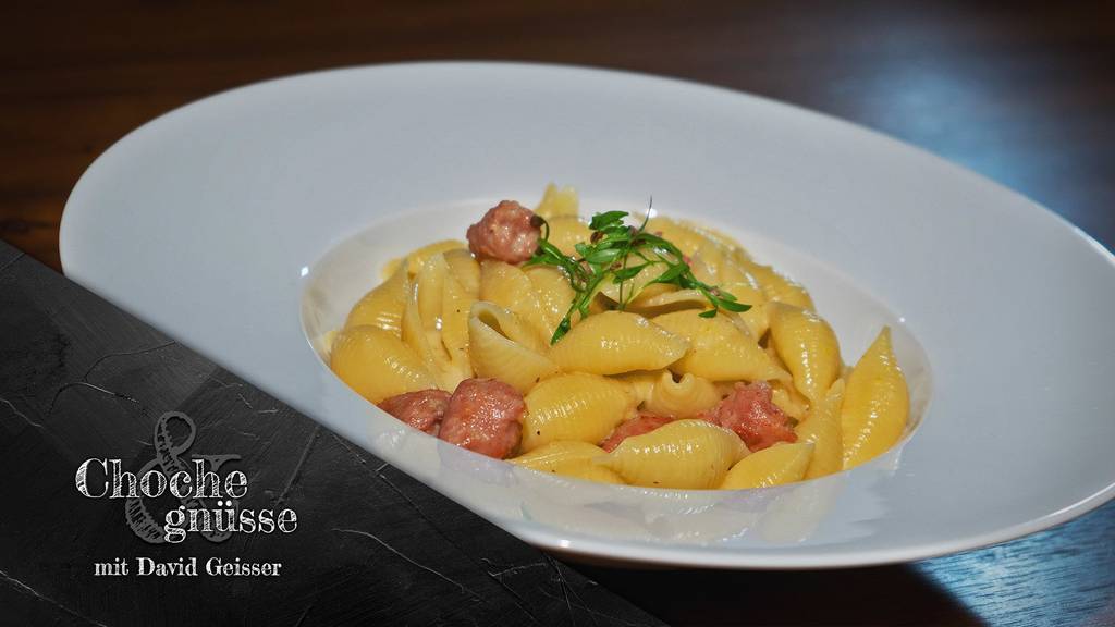 Conchiglie mit Salsicce 