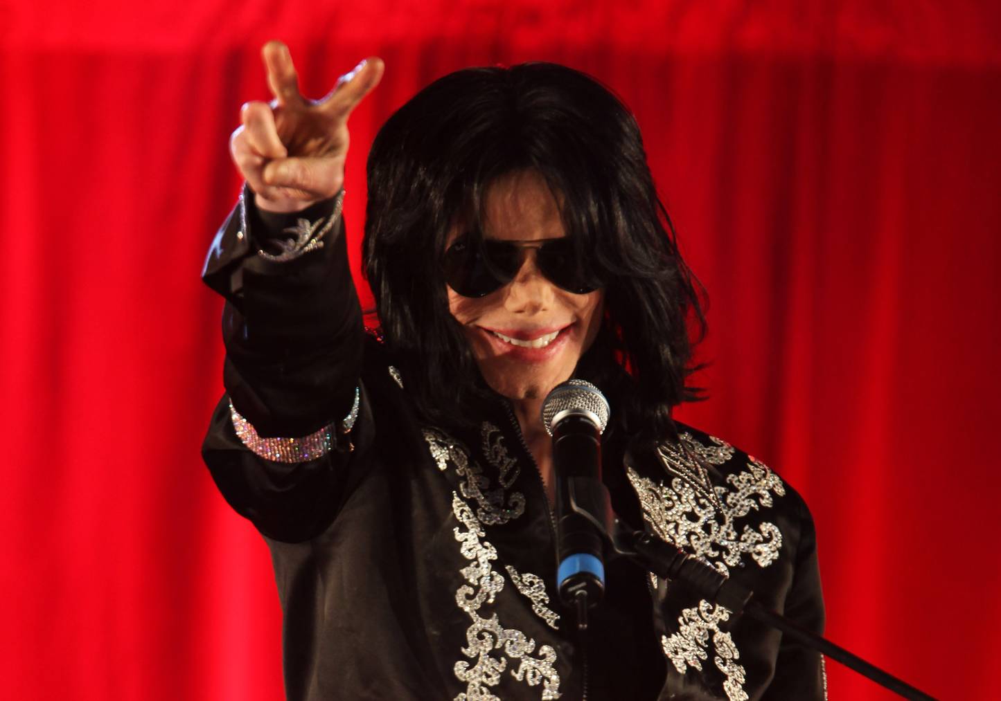 The King of Pop und of Wembley: Michael Jackson gab insgesamt 15 Konzerte im Londoner Stadion . © Getty Images